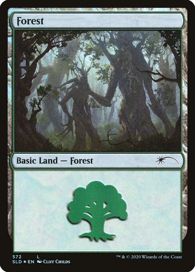 Forest (Tree Hugging) (572) [Secret Lair Drop Promos] | Gam3 Escape