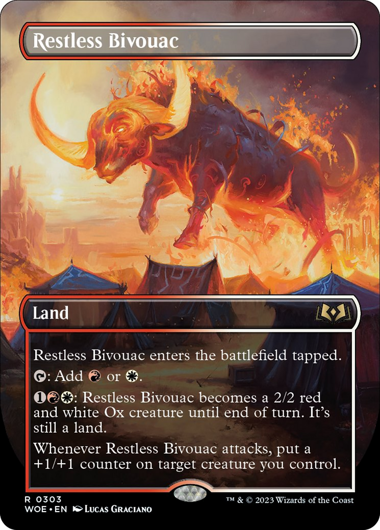 Restless Bivouac (Borderless Alternate Art) [Wilds of Eldraine] | Gam3 Escape