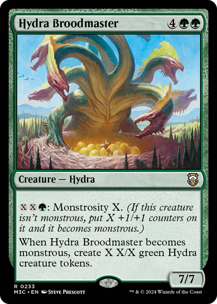 Hydra Broodmaster (Ripple Foil) [Modern Horizons 3 Commander] | Gam3 Escape