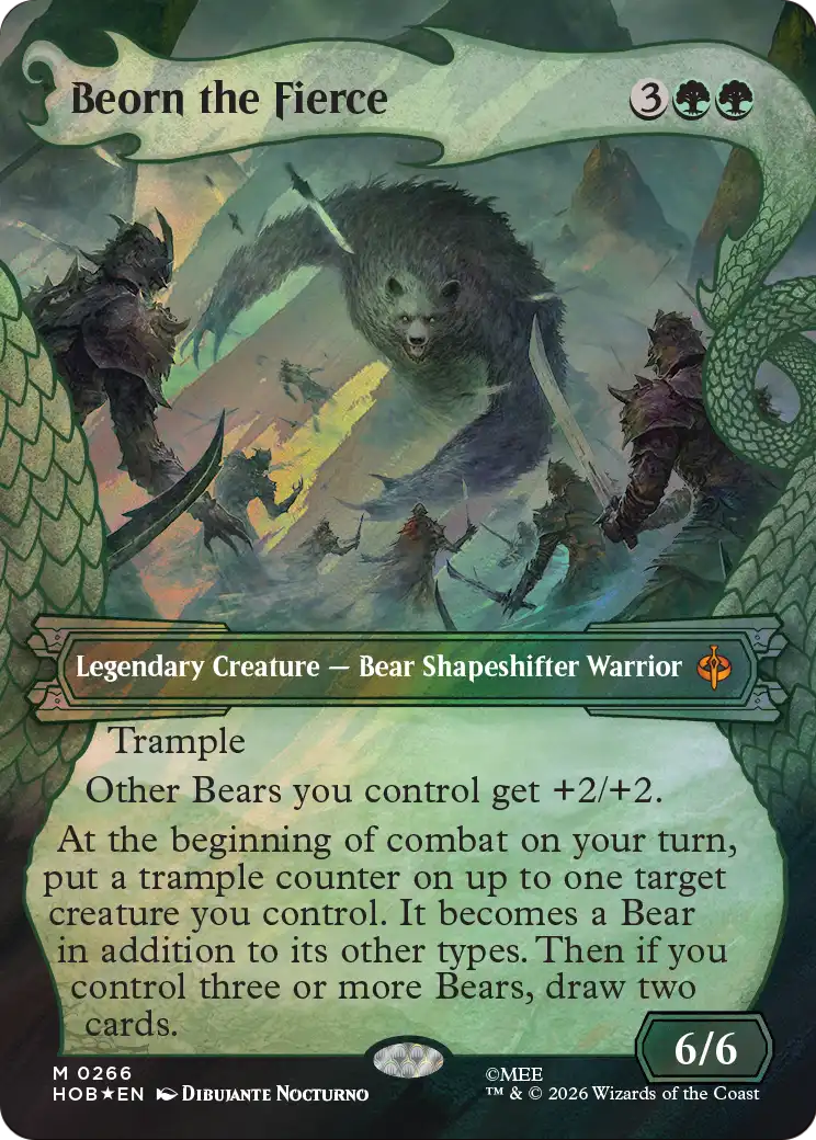 Beorn the Fierce (Showcase) (Surge Foil) [The Hobbit] | Gam3 Escape
