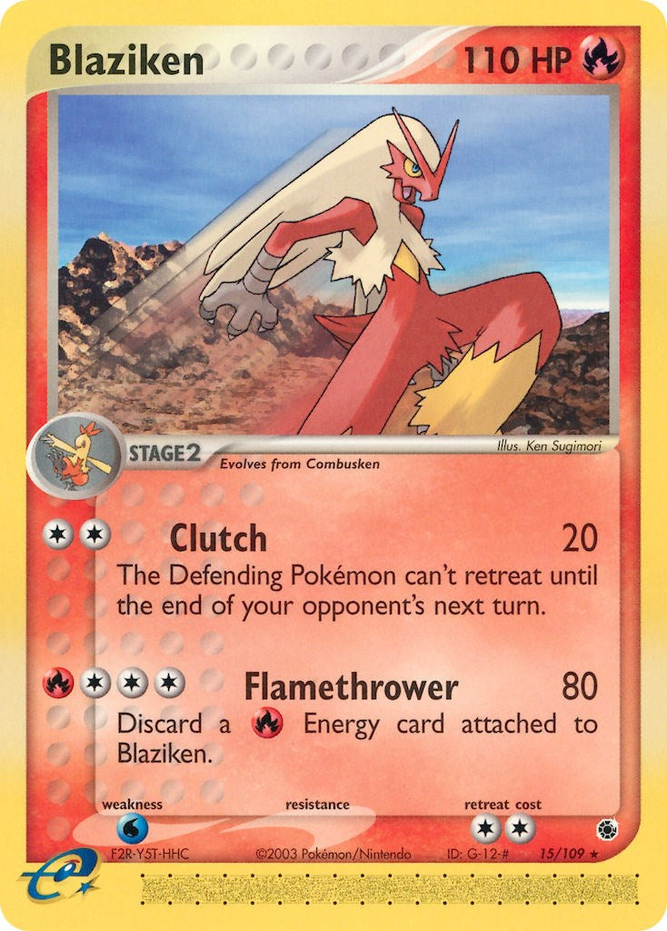 Blaziken (15/109) [EX: Ruby & Sapphire] | Gam3 Escape