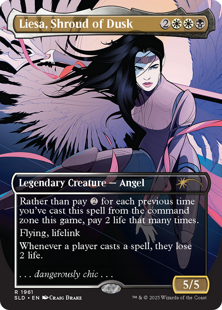 Liesa, Shroud of Dusk (Rainbow Foil) [Secret Lair Drop Series] | Gam3 Escape