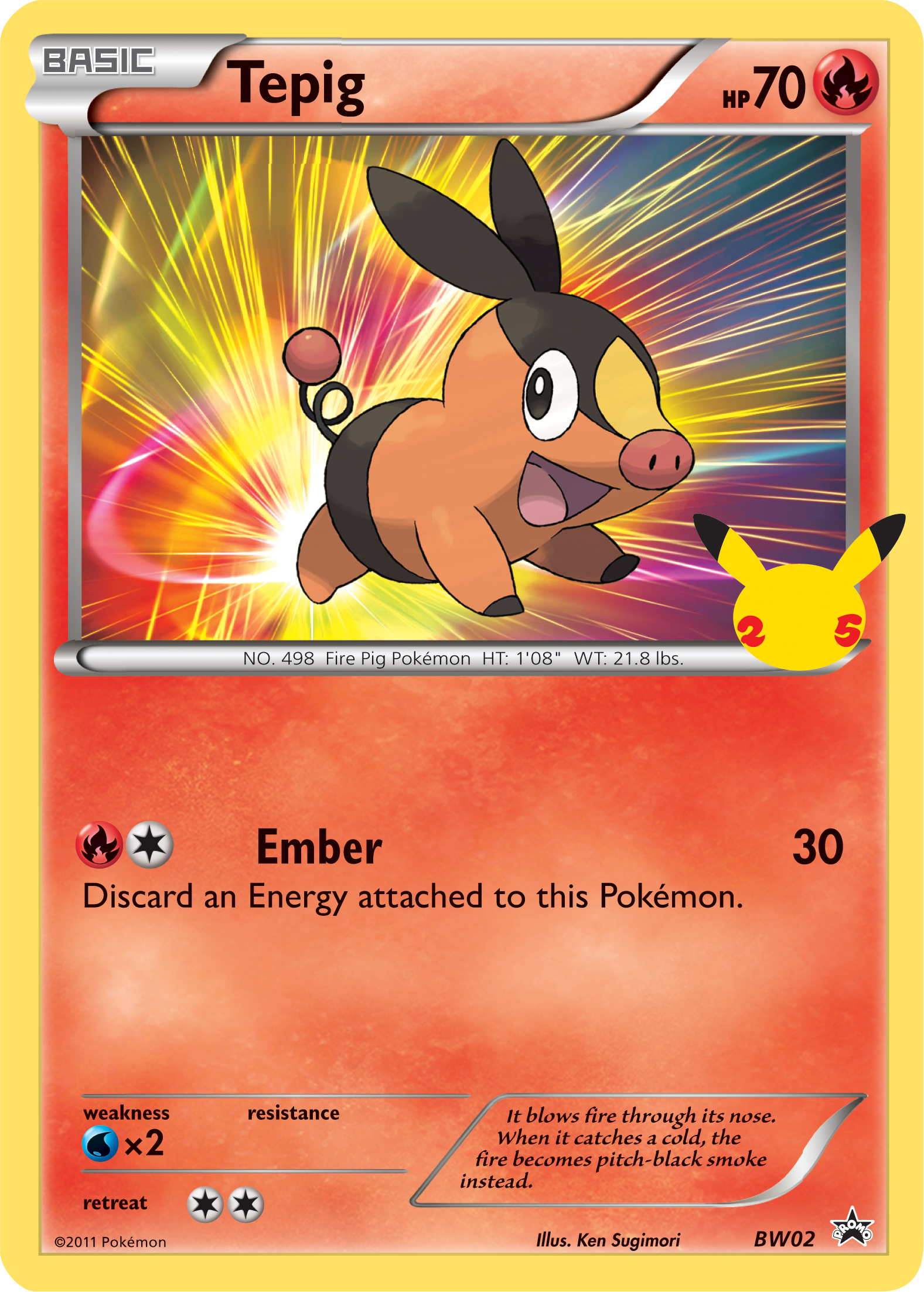 Tepig (BW02) (Jumbo Card) [First Partner Pack] | Gam3 Escape