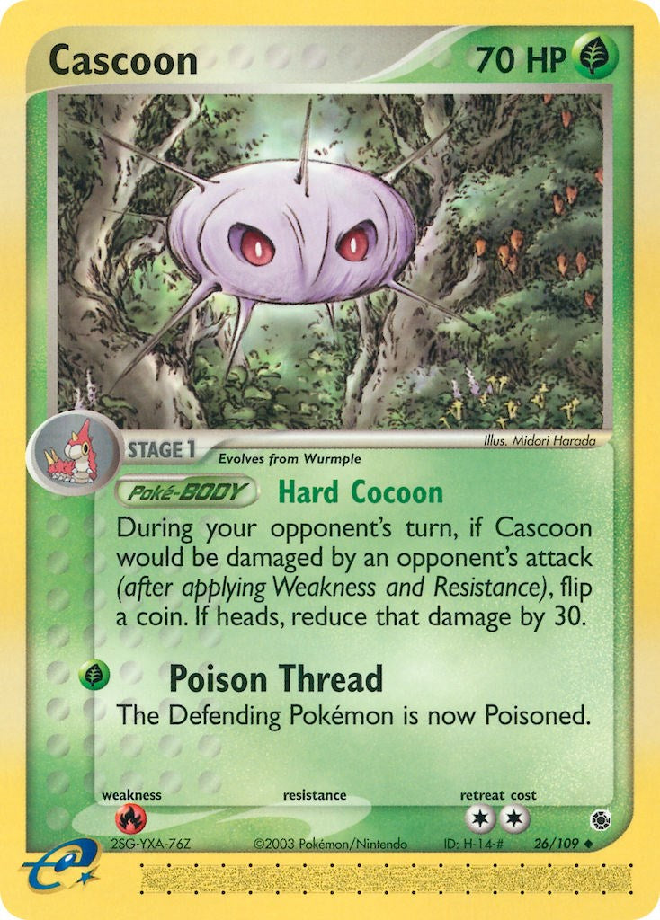 Cascoon (26/109) [EX: Ruby & Sapphire] | Gam3 Escape