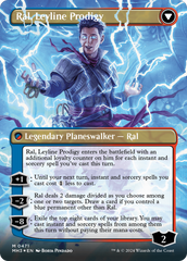 Ral, Monsoon Mage // Ral, Leyline Prodigy (Borderless) (Textured Foil) [Modern Horizons 3] | Gam3 Escape