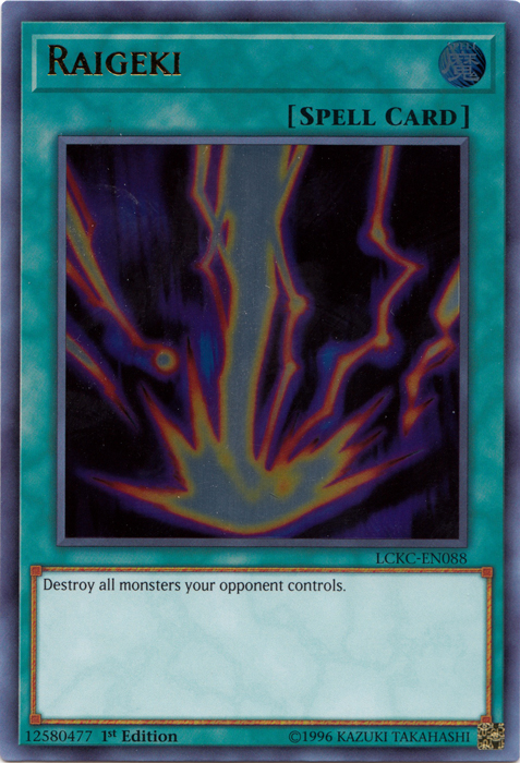 Raigeki [LCKC-EN088] Ultra Rare | Gam3 Escape