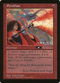 Pyroblast (4th Place) (Oversized) [Oversize Cards] | Gam3 Escape