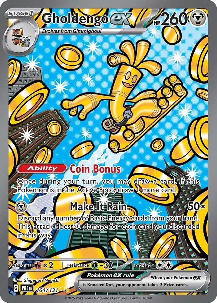 Gholdengo ex (164/131) [Scarlet & Violet: Prismatic Evolutions] | Gam3 Escape