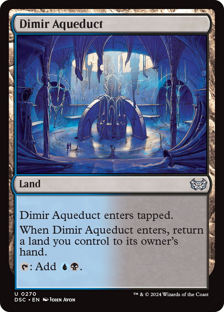Dimir Aqueduct [Duskmourn: House of Horror Commander] | Gam3 Escape