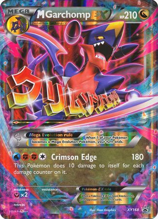 M Garchomp EX (XY168) (Jumbo Card) [XY: Black Star Promos] | Gam3 Escape