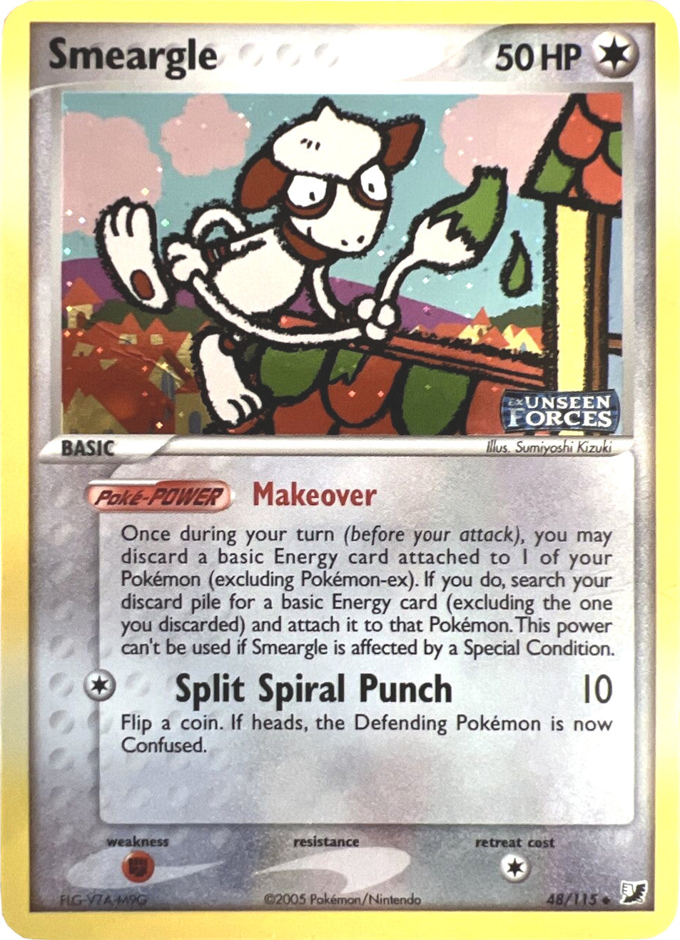 Smeargle (48/115) (Stamped) [EX: Unseen Forces] | Gam3 Escape