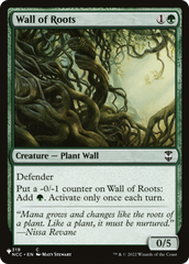 Wall of Roots [The List Reprints] | Gam3 Escape