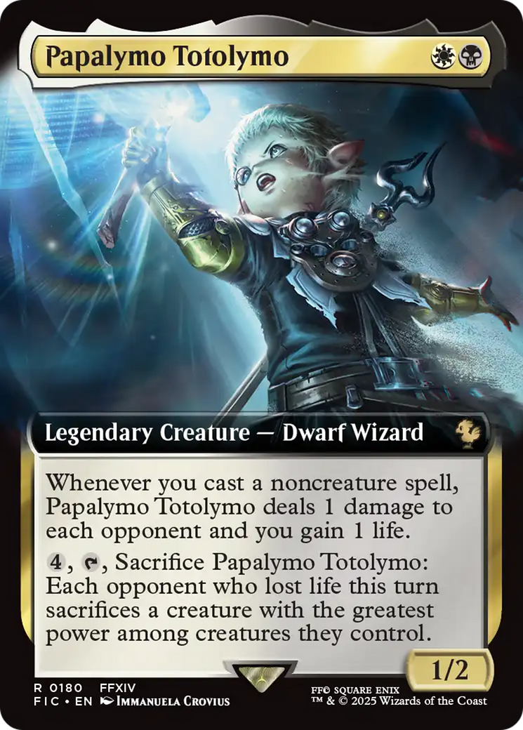 Papalymo Totolymo (Extended Art) [FINAL FANTASY Commander] | Gam3 Escape