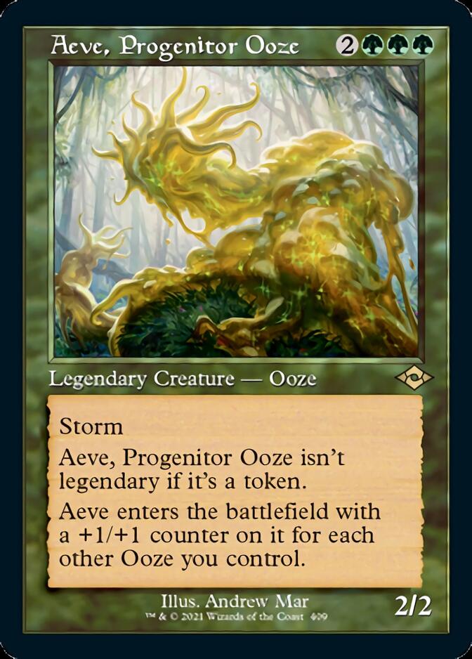 Aeve, Progenitor Ooze (Retro Foil Etched) [Modern Horizons 2] | Gam3 Escape