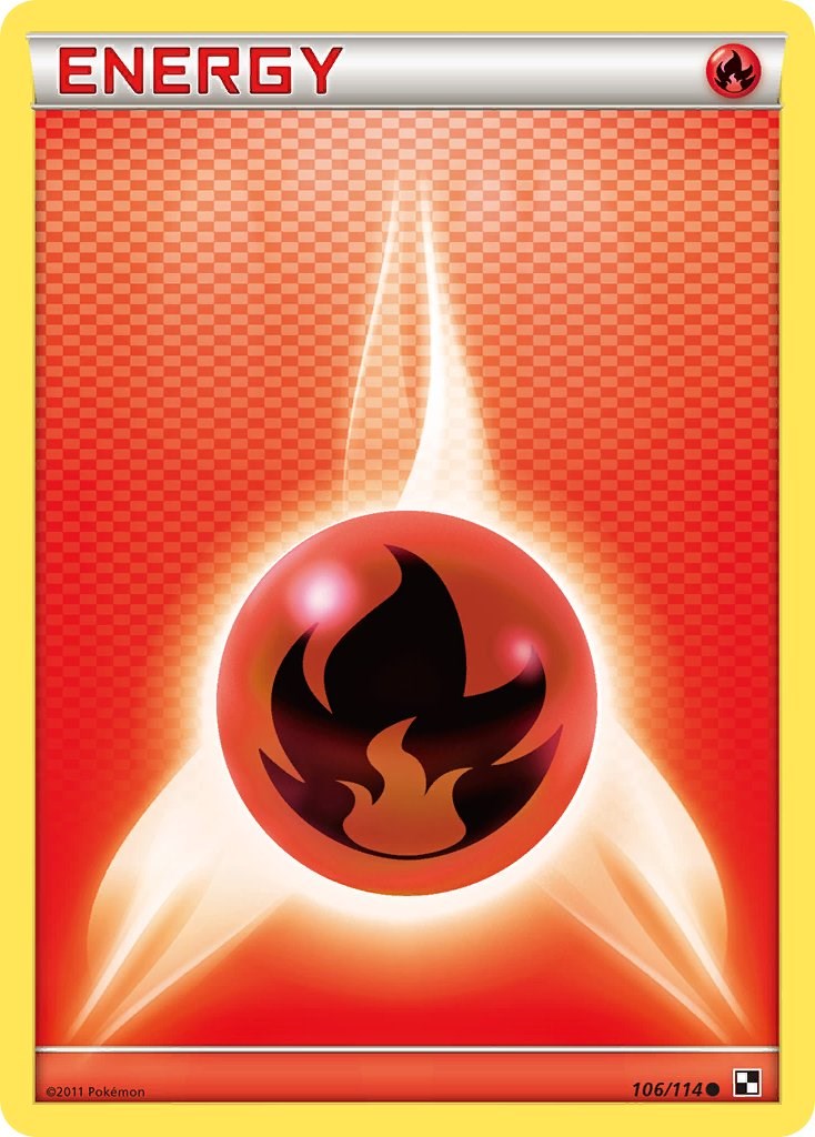 Fire Energy (106/114) [Black & White: Base Set] | Gam3 Escape