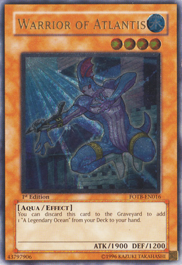 Warrior of Atlantis [FOTB-EN016] Ultimate Rare | Gam3 Escape