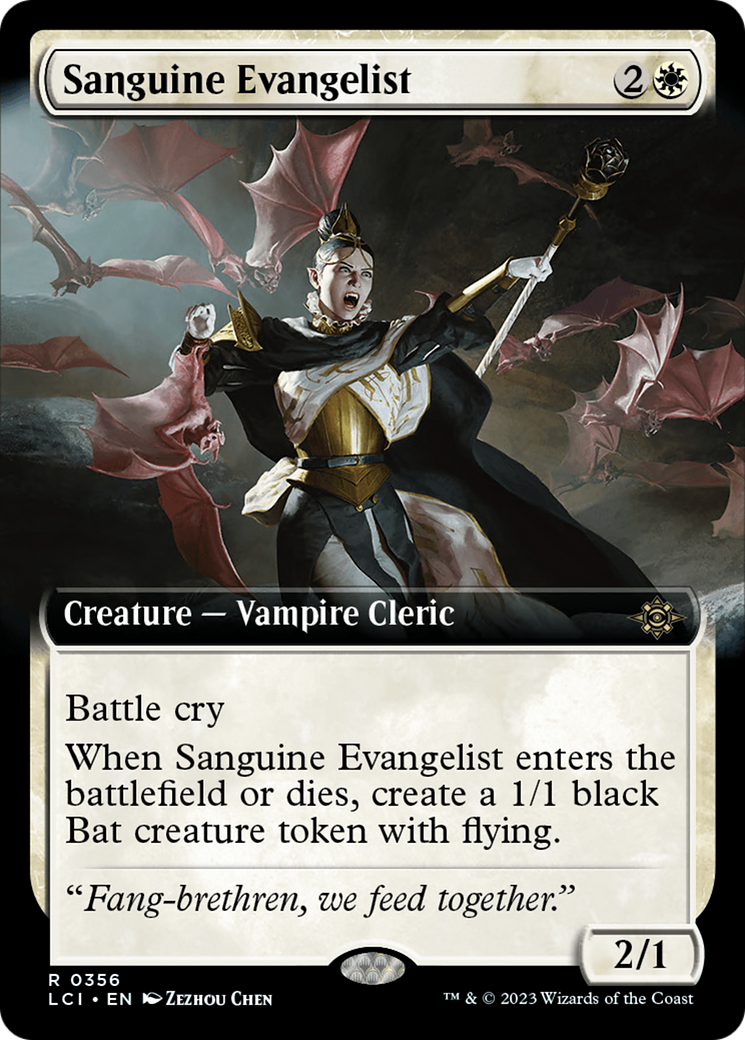 Sanguine Evangelist (Extended Art) [The Lost Caverns of Ixalan] | Gam3 Escape