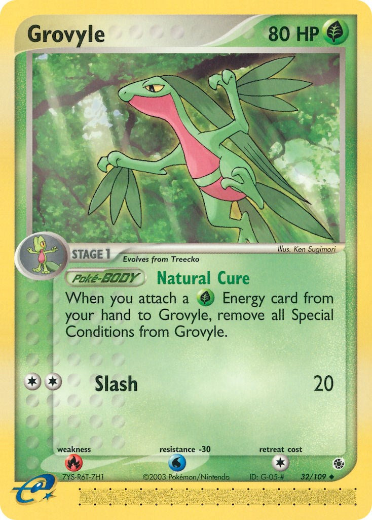 Grovyle (32/109) [EX: Ruby & Sapphire] | Gam3 Escape