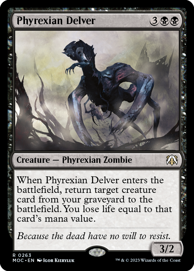 Phyrexian Delver [March of the Machine Commander] | Gam3 Escape