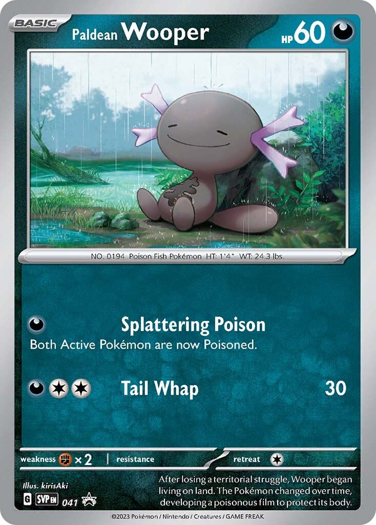 Paldean Wooper (041) [Scarlet & Violet: Black Star Promos] | Gam3 Escape