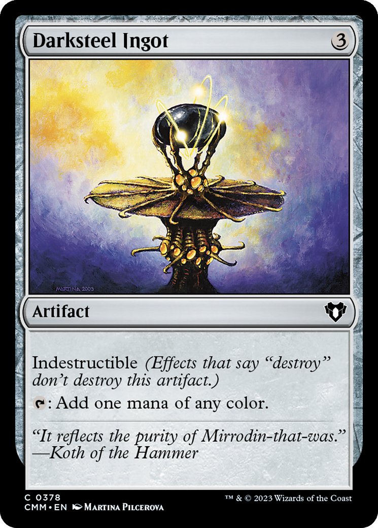 Darksteel Ingot [Commander Masters] | Gam3 Escape