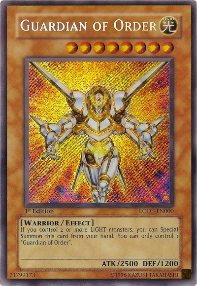 Guardian of Order [LODT-EN000] Secret Rare | Gam3 Escape