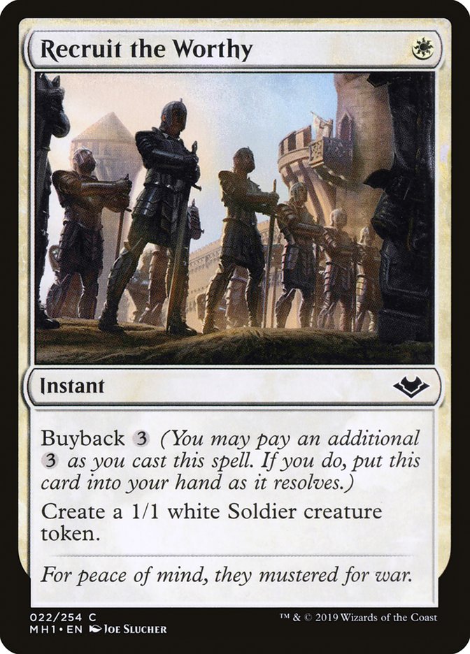Recruit the Worthy [Modern Horizons] | Gam3 Escape