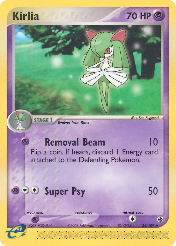 Kirlia (34/109) [EX: Ruby & Sapphire] | Gam3 Escape
