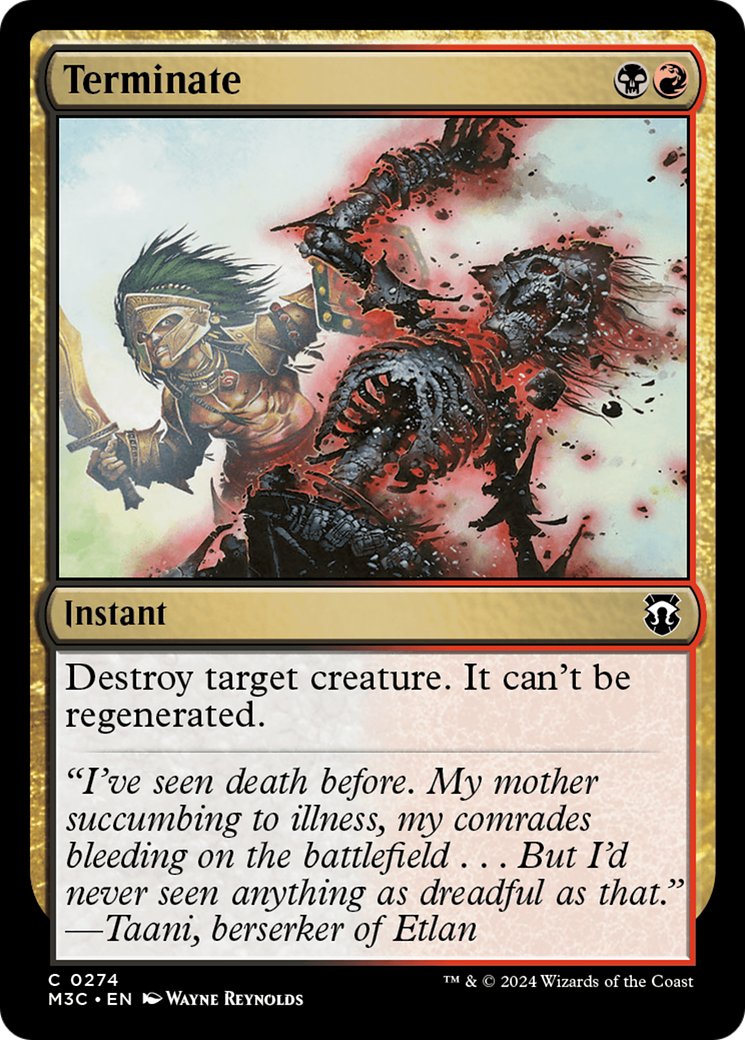 Terminate [Modern Horizons 3 Commander] | Gam3 Escape