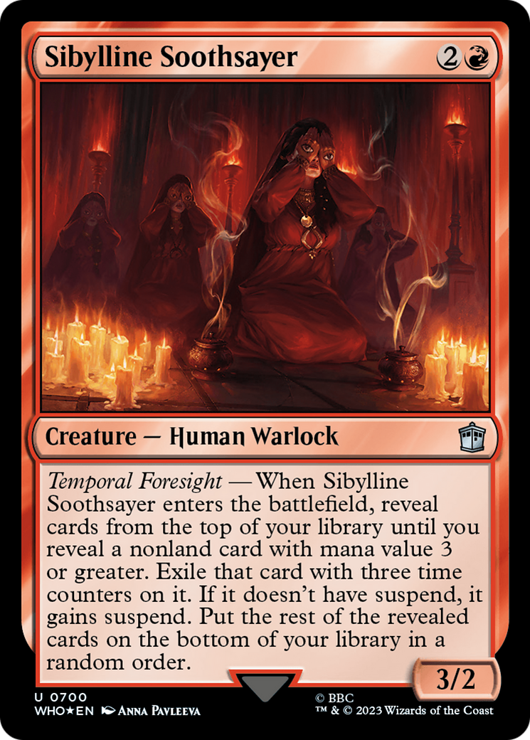 Sibylline Soothsayer (Surge Foil) [Doctor Who] | Gam3 Escape