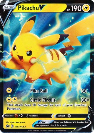 Pikachu V (SWSH063) [Sword & Shield: Black Star Promos] | Gam3 Escape