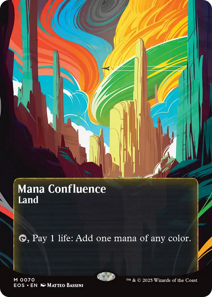 Mana Confluence (0070) (Borderless) [Edge of Eternities: Stellar Sights] | Gam3 Escape