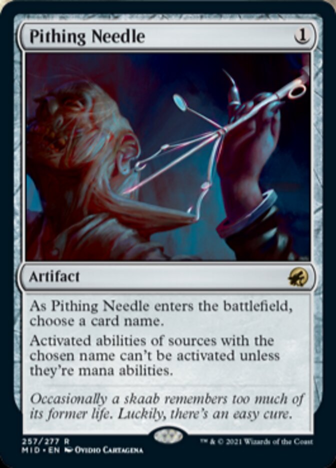Pithing Needle [Innistrad: Midnight Hunt] | Gam3 Escape