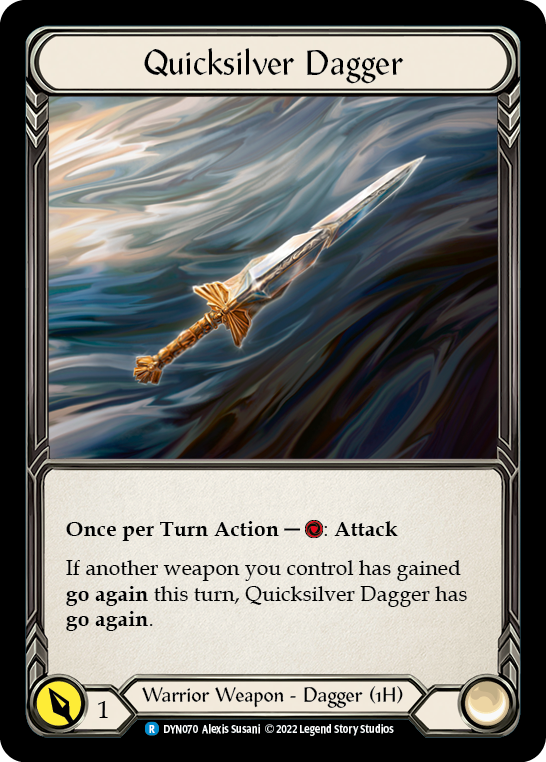 Quicksilver Dagger [DYN070] (Dynasty)  Rainbow Foil | Gam3 Escape