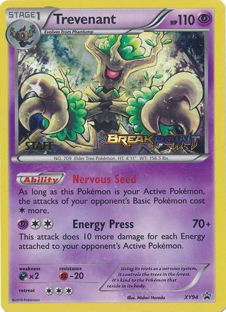 Trevenant (XY94) (Staff) [XY: Black Star Promos] | Gam3 Escape