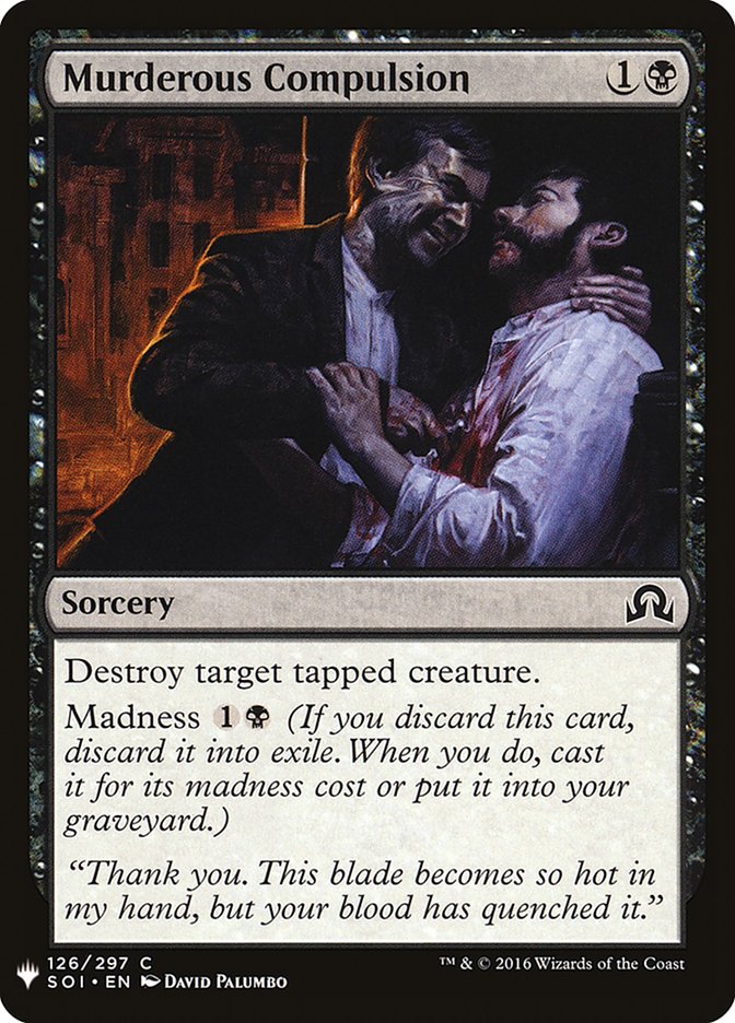 Murderous Compulsion [Mystery Booster] | Gam3 Escape