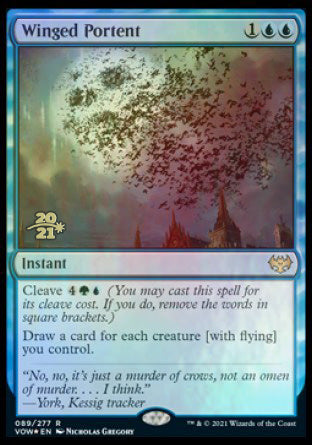 Winged Portent [Innistrad: Crimson Vow Prerelease Promos] | Gam3 Escape