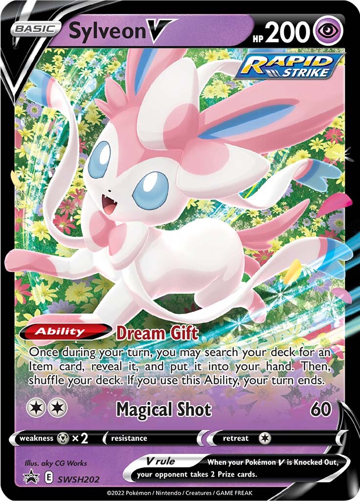 Sylveon V (SWSH202) [Sword & Shield: Black Star Promos] | Gam3 Escape