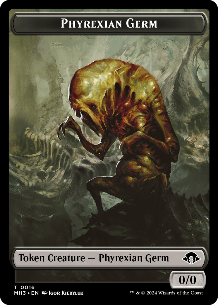 Phyrexian Germ // Copy Double-Sided Token [Modern Horizons 3 Tokens] | Gam3 Escape