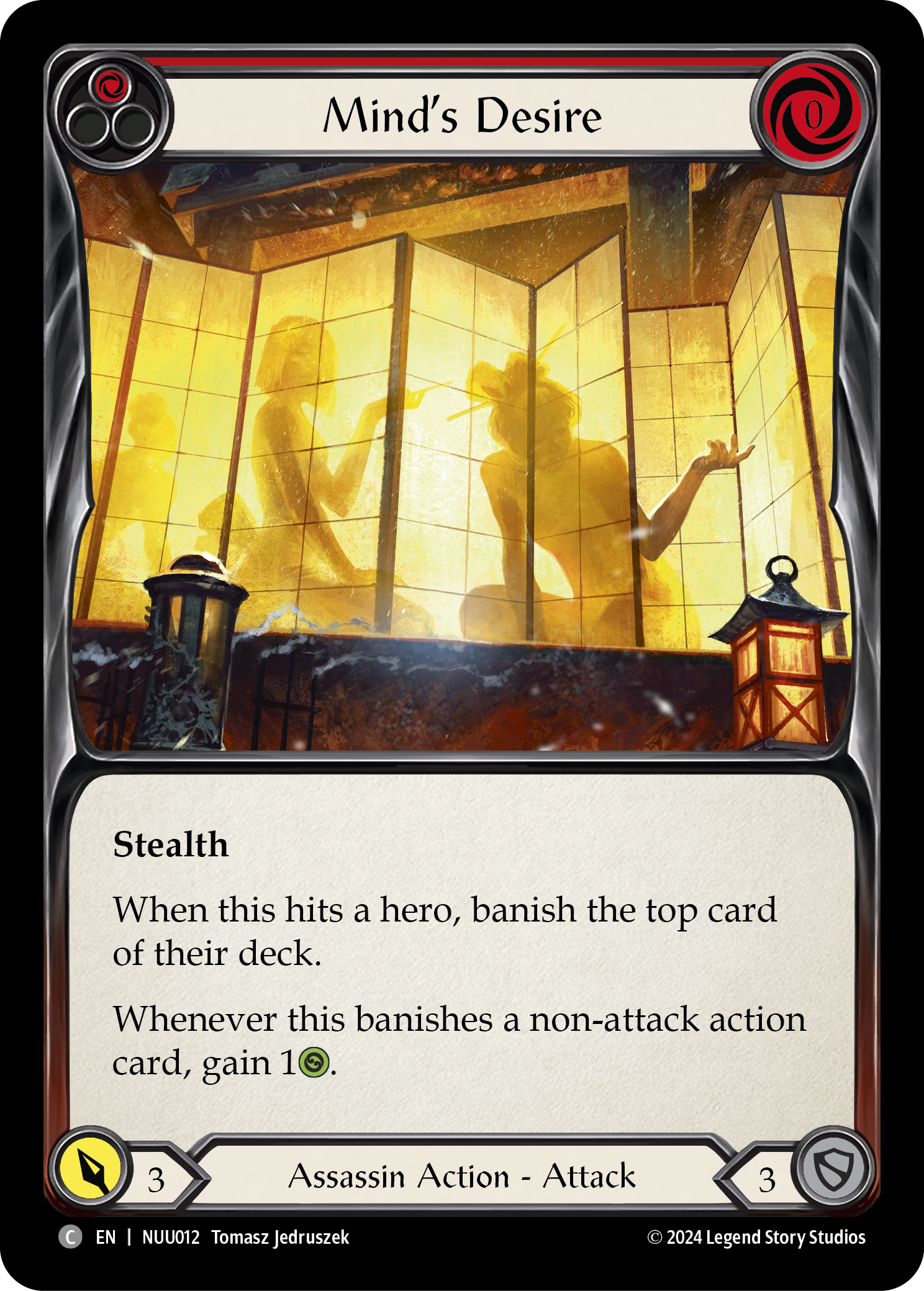 Mind's Desire (Red) [NUU012] (Part the Mistveil Nuu Blitz Deck) | Gam3 Escape