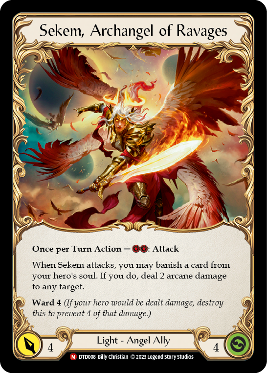 Figment of Ravages // Sekem, Archangel of Ravages [DTD008] (Dusk Till Dawn) | Gam3 Escape