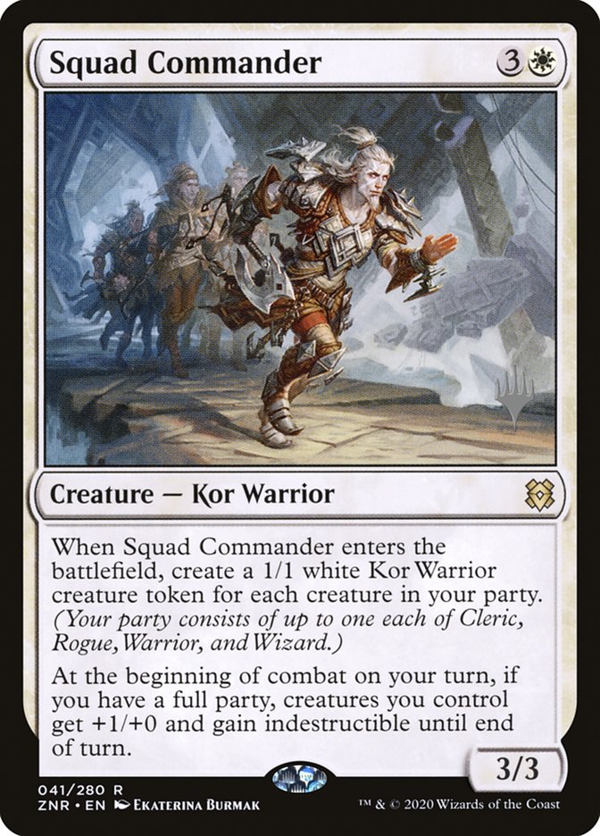 Squad Commander (Promo Pack) [Zendikar Rising Promos] | Gam3 Escape