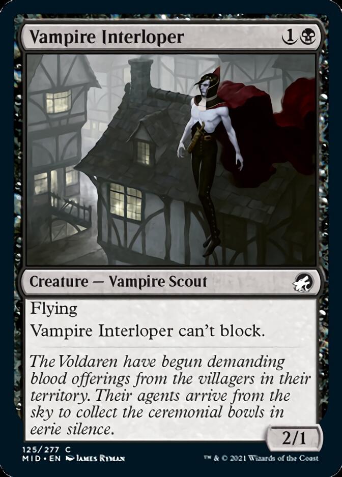 Vampire Interloper [Innistrad: Midnight Hunt] | Gam3 Escape