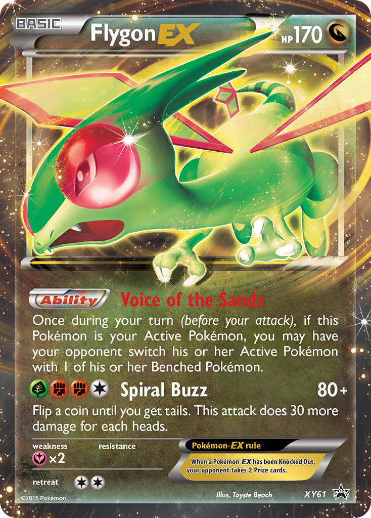 Flygon EX (XY61) [XY: Black Star Promos] | Gam3 Escape