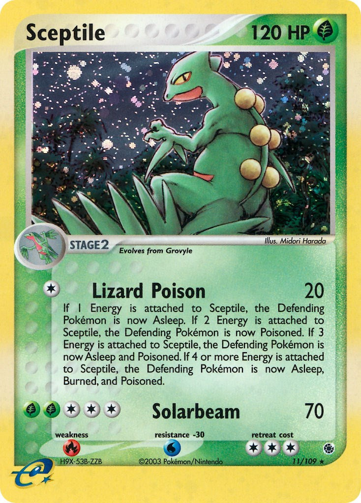 Sceptile (11/109) [EX: Ruby & Sapphire] | Gam3 Escape