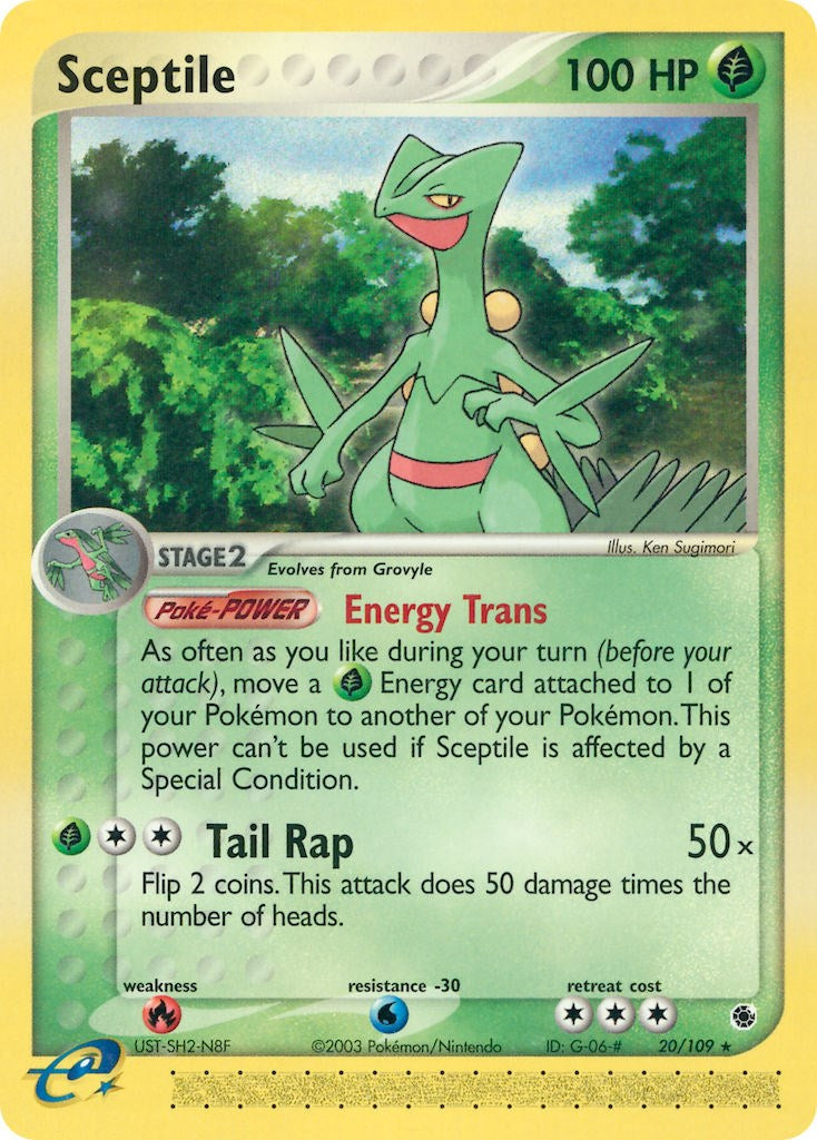 Sceptile (20/109) [EX: Ruby & Sapphire] | Gam3 Escape