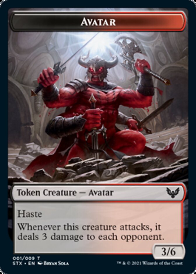 Avatar Token [Strixhaven: School of Mages Tokens] | Gam3 Escape
