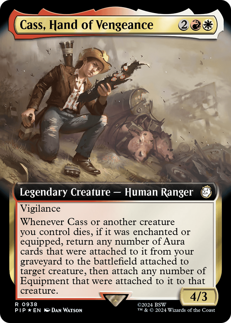 Cass, Hand of Vengeance (Extended Art) (Surge Foil) [Fallout] | Gam3 Escape