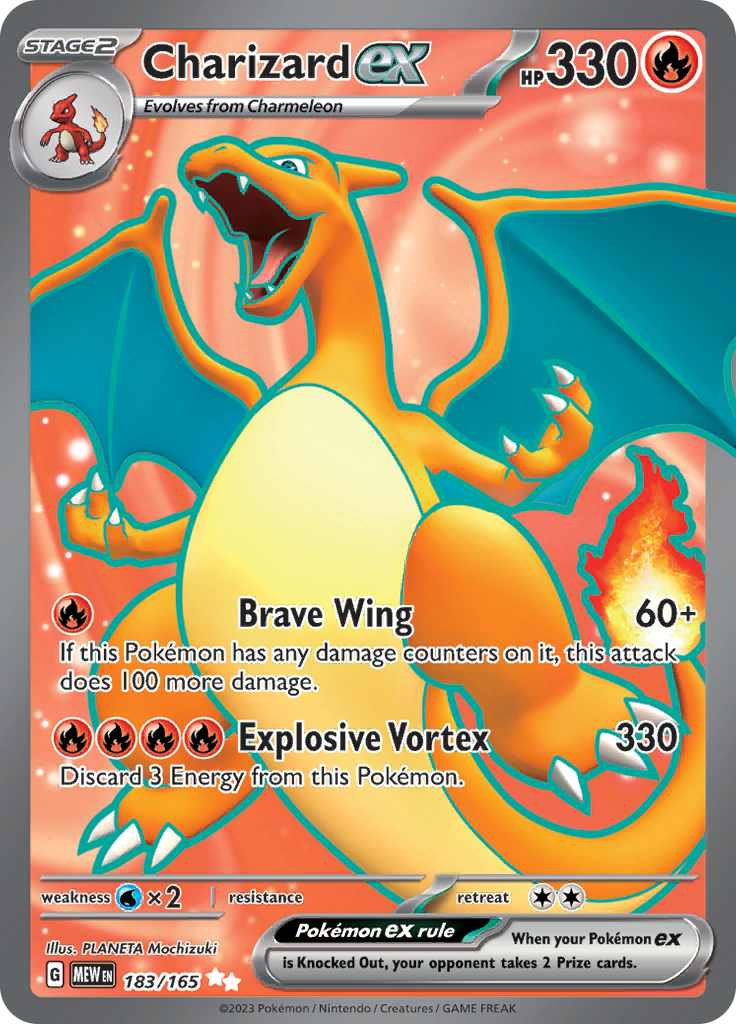 Charizard ex (183/165) [Scarlet & Violet 151] | Gam3 Escape