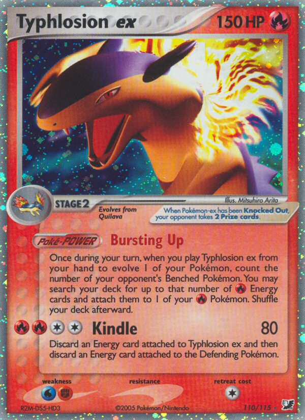 Typhlosion ex (110/115) [EX: Unseen Forces] | Gam3 Escape